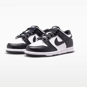 Nike Sneaker Shoes Dunk Low Panda Lace Up Black & White Size 13C